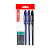 Pack: 3x Boligráfo Re-Liner STABILO + 2x Pilas AA POWER ONE, Pack x 5 Unds.